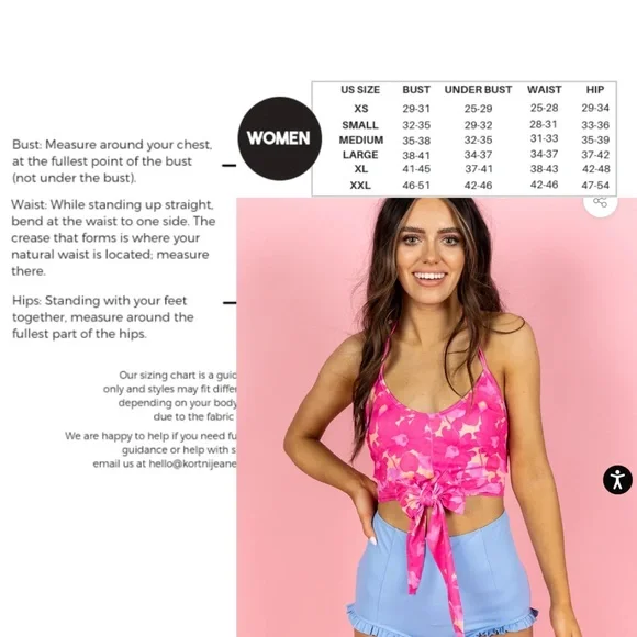 Kortni Jeane Tied Up Top - Picture 2 of 4